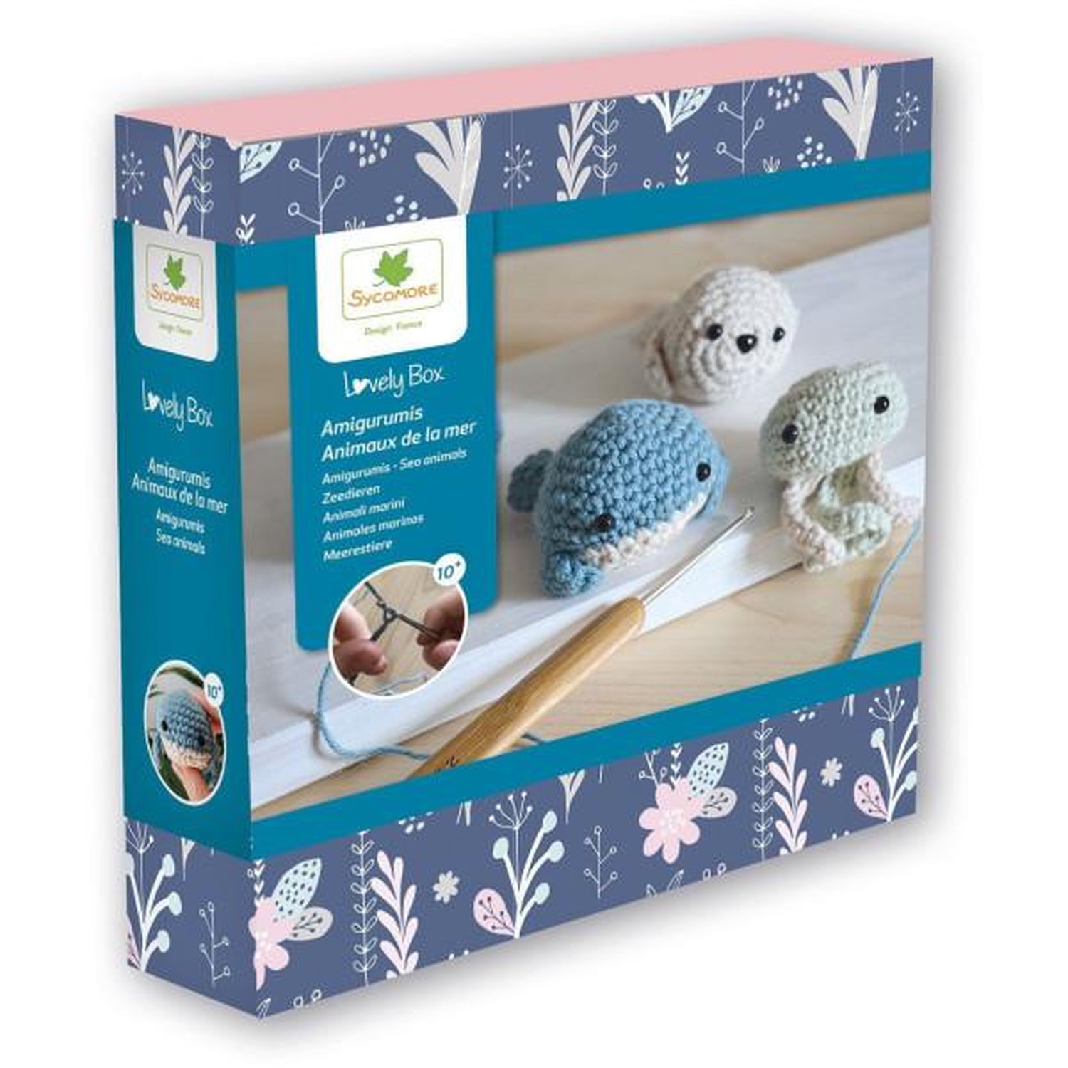 Lovely Box SYCOMORE Amigurumi Animaux de la mer Dès - vue 3