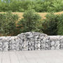 Voir la diapositive 1 : VIDAXL Paniers a gabions arques 6 pcs 300x50x60/80 cm fer galvanise