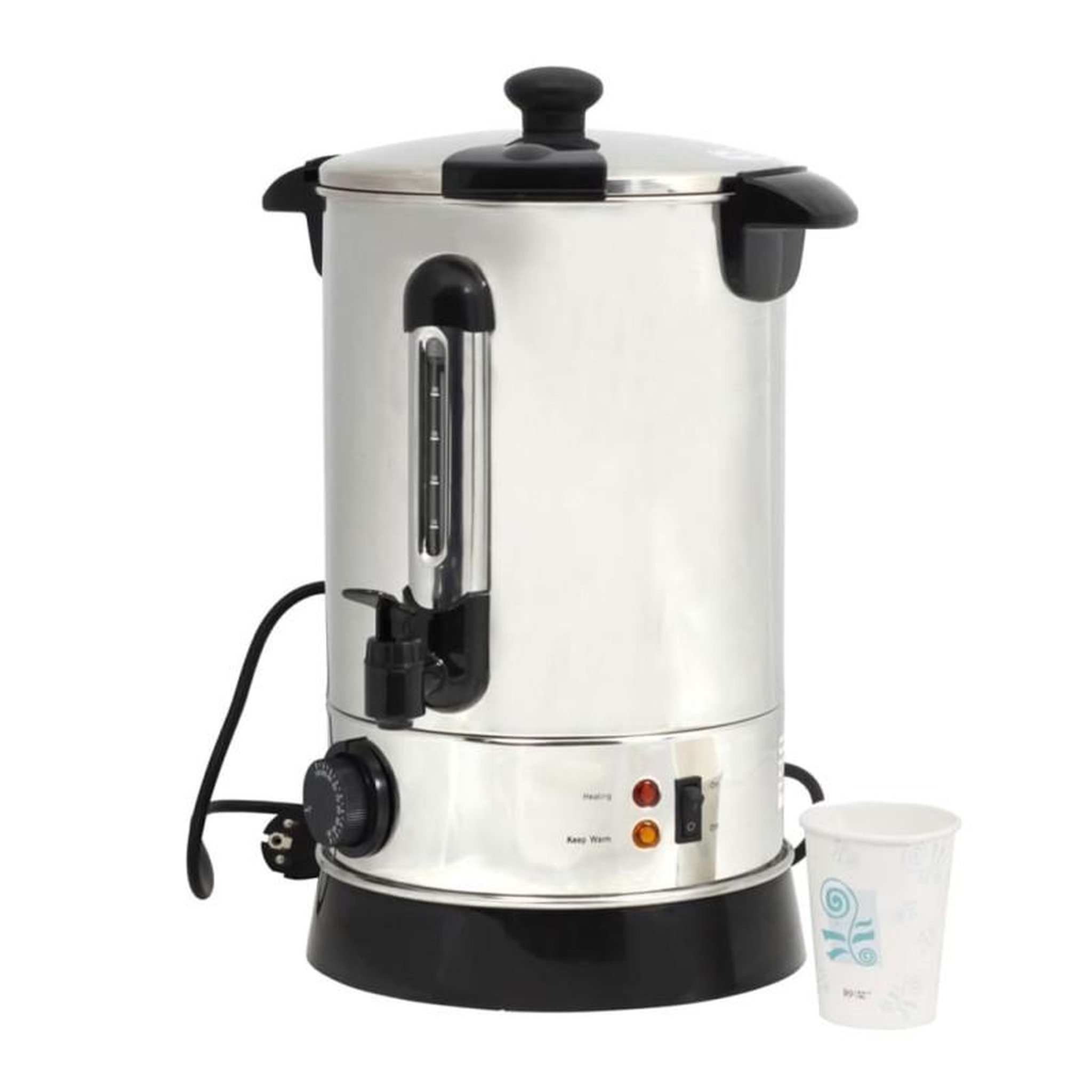 Voir la diapositive 2 : VIDAXL Marmitte style Percolateur 6,8 Litres
