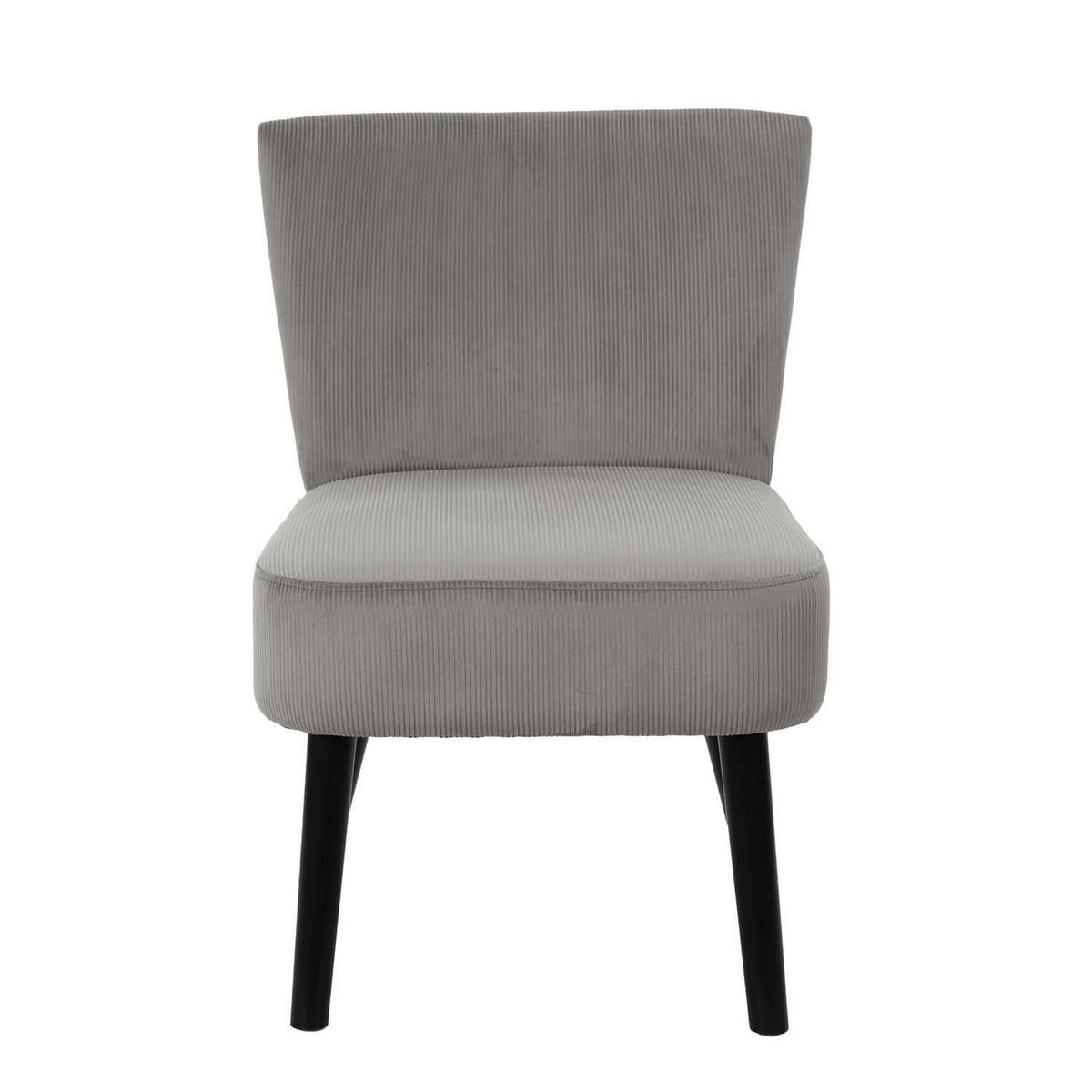 The Home Deco Factory Fauteuil crapaud en velours Giulia