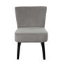 Voir la diapositive 4 : The Home Deco Factory Fauteuil crapaud en velours Giulia