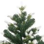 Voir la diapositive 5 : VIDAXL Sapin de Noël artificiel à charnières avec neige floquée 180 cm