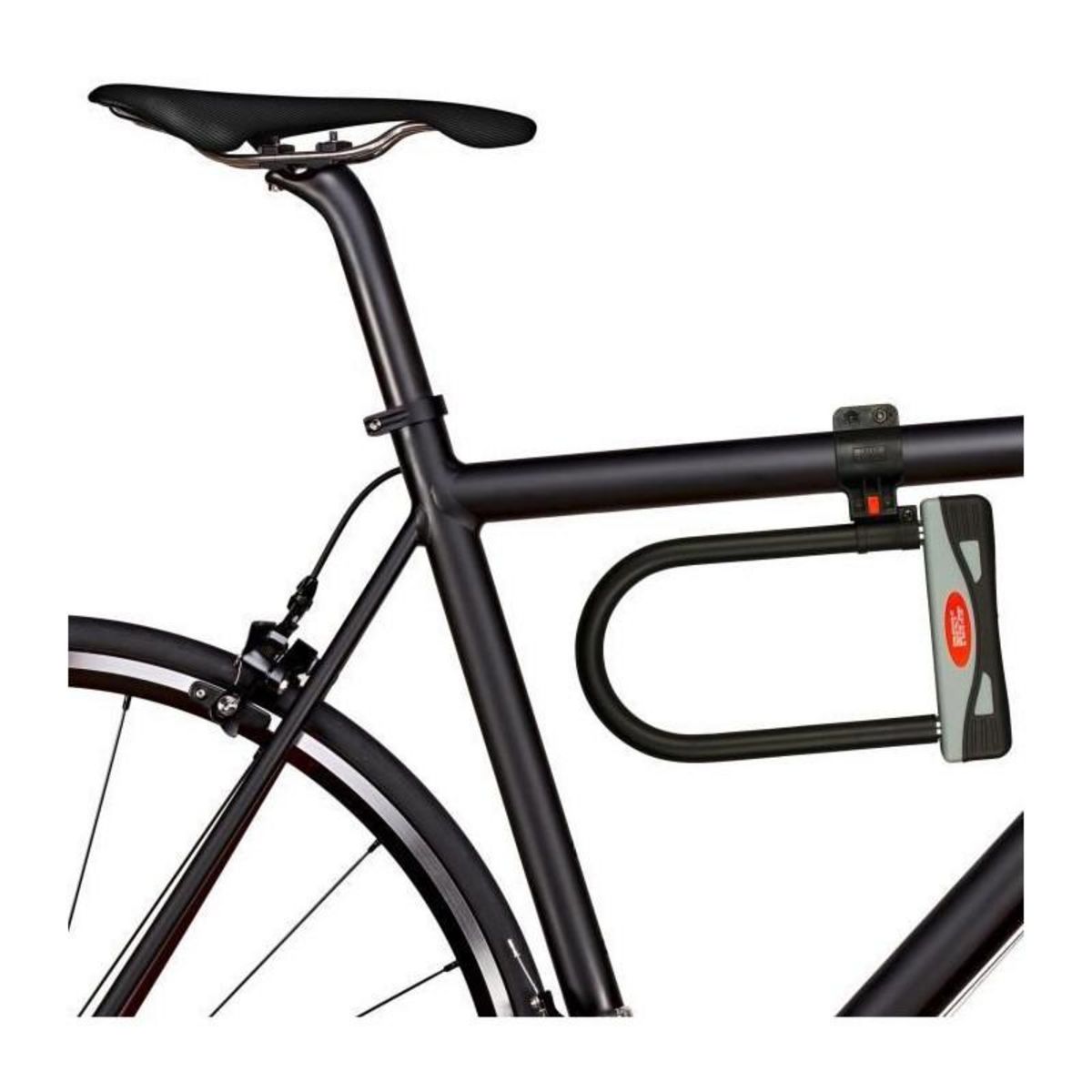 BURG WACHTER Antivol U vélo - BURG WACHTER - 1600 HB 170/210 - Acier ultra-résistant 16 mm, double verrouillage