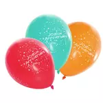 Paris Prix Lot de 8 Ballons  Joyeux Anniversaire  25cm Multicolore