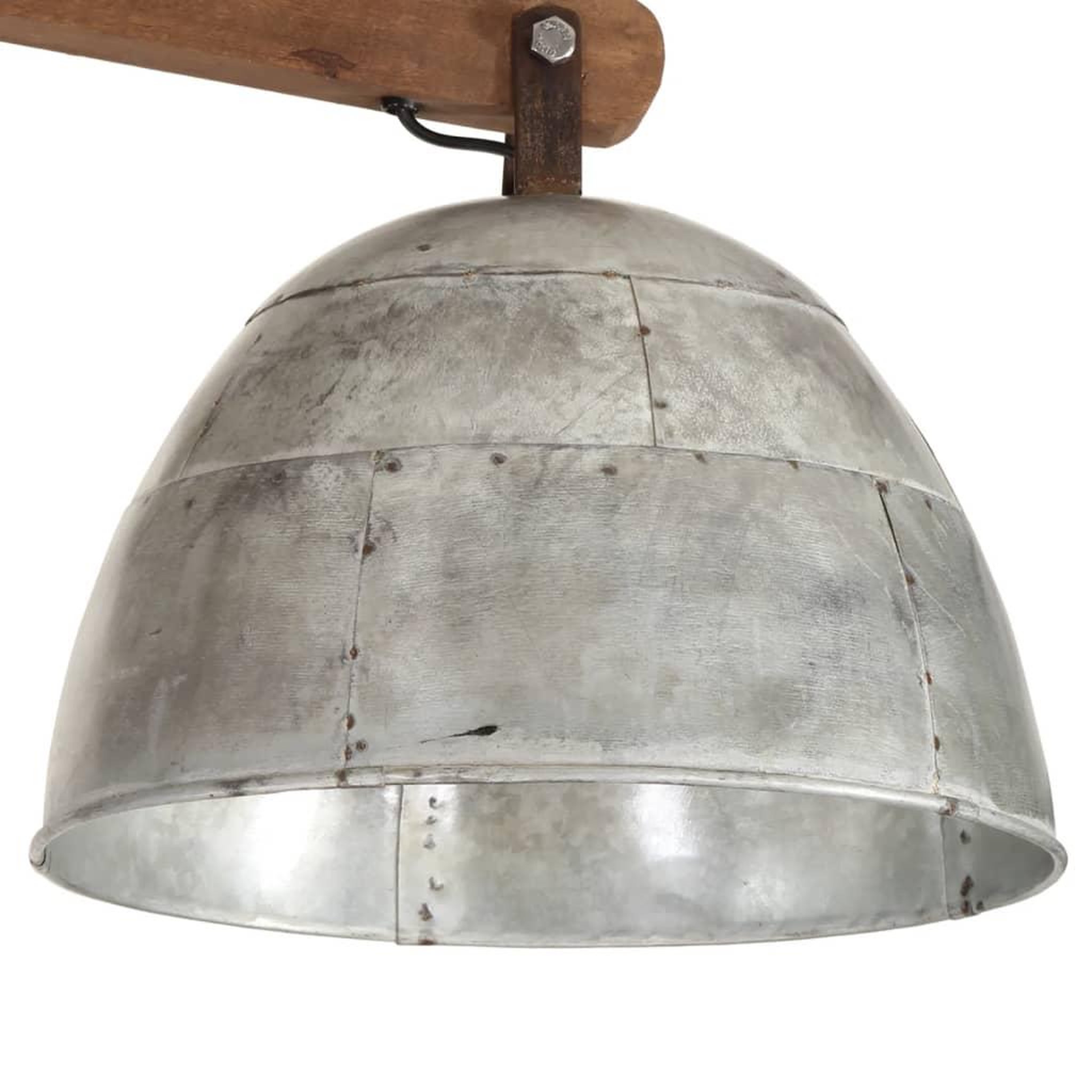 Voir la diapositive 5 : VIDAXL Plafonnier 25 W argent vintage 105x30x65-108cm E27