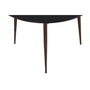 Voir la diapositive 5 : Paris Prix Table à Manger Ronde  Plaza  100cm Noir & Marron