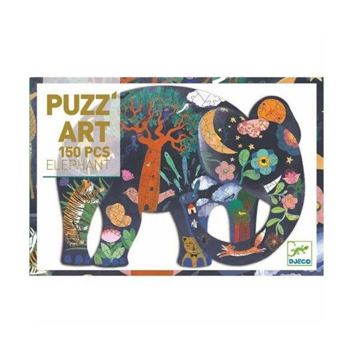 Djeco Puzzle 150p Éléphant Puzz'art Djeco