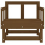 Voir la diapositive 4 : VIDAXL Chaises de jardin lot de 2 marron miel bois massif de pin