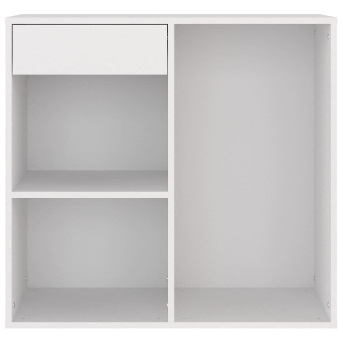 VIDAXL Armoire a cosmetiques Blanc 80x40x75 cm Bois d'ingenierie