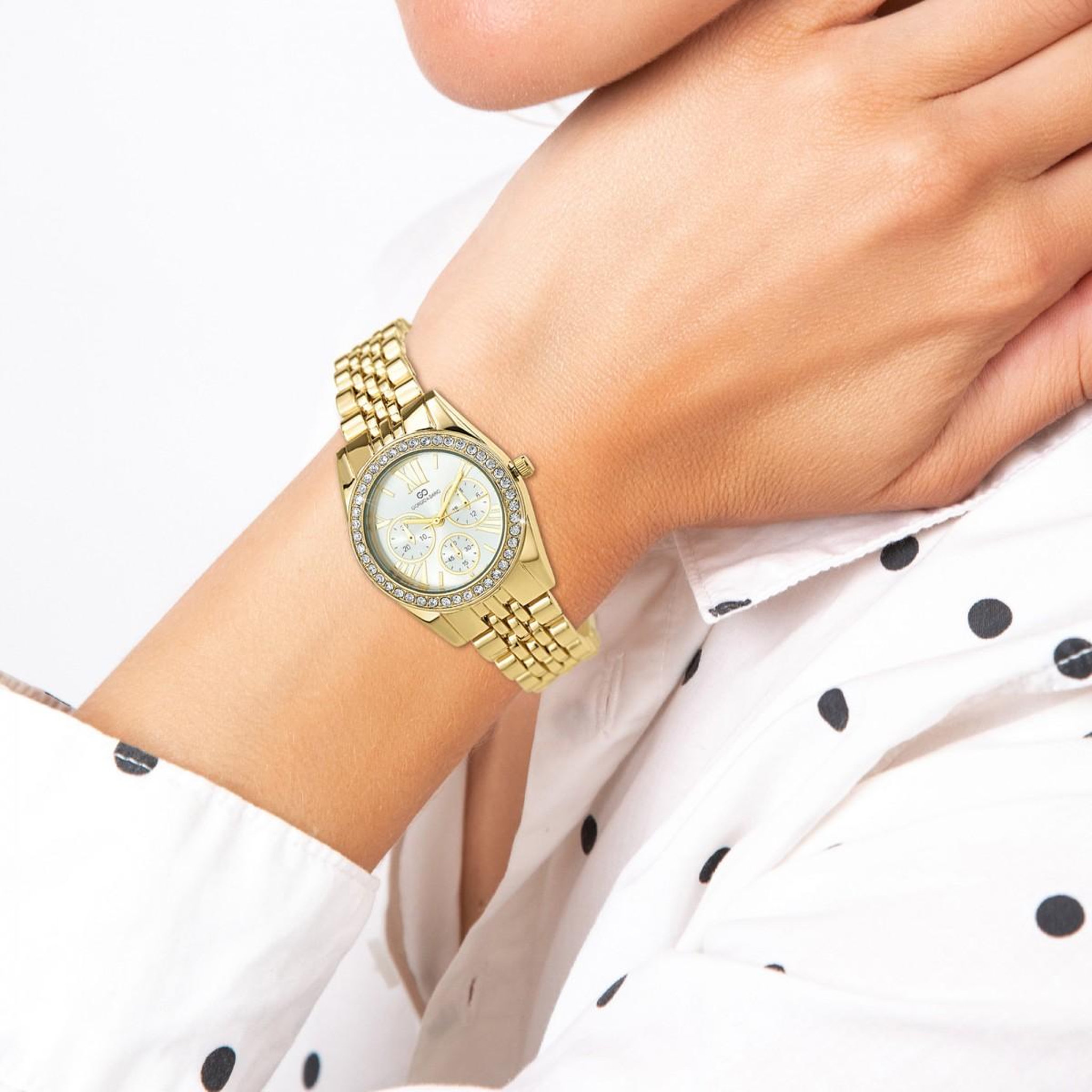 Voir la diapositive 2 : SC CRYSTAL Montre Ayla élégante ornée de Cristaux scintillants par SC Crystal