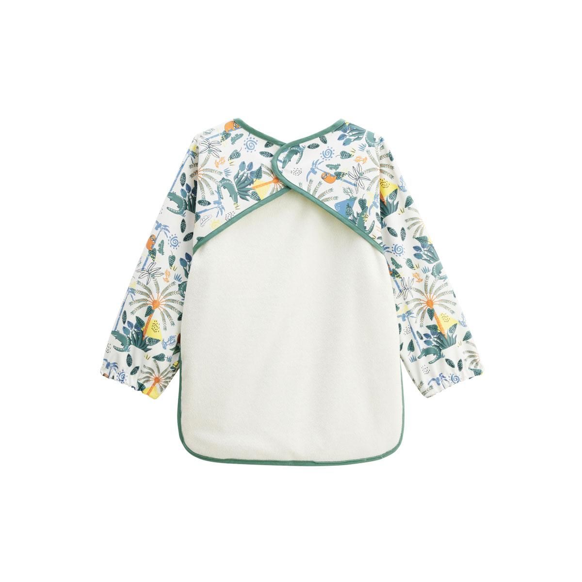 Petit Béguin Bavoir tablier manches longues Bango