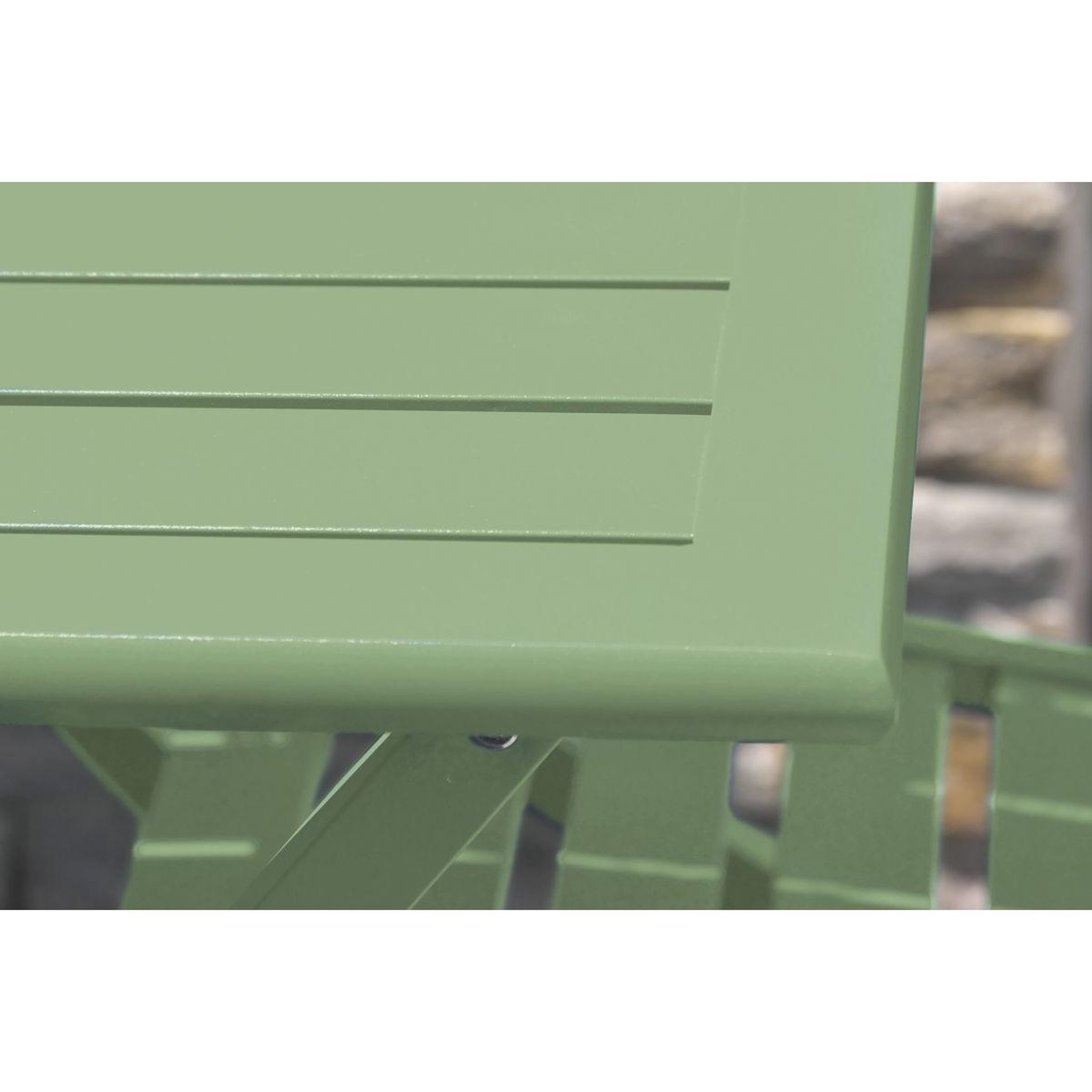 Voir la diapositive 2 : Paris Prix Table de jardin pliante  marius  140cm vert lagune