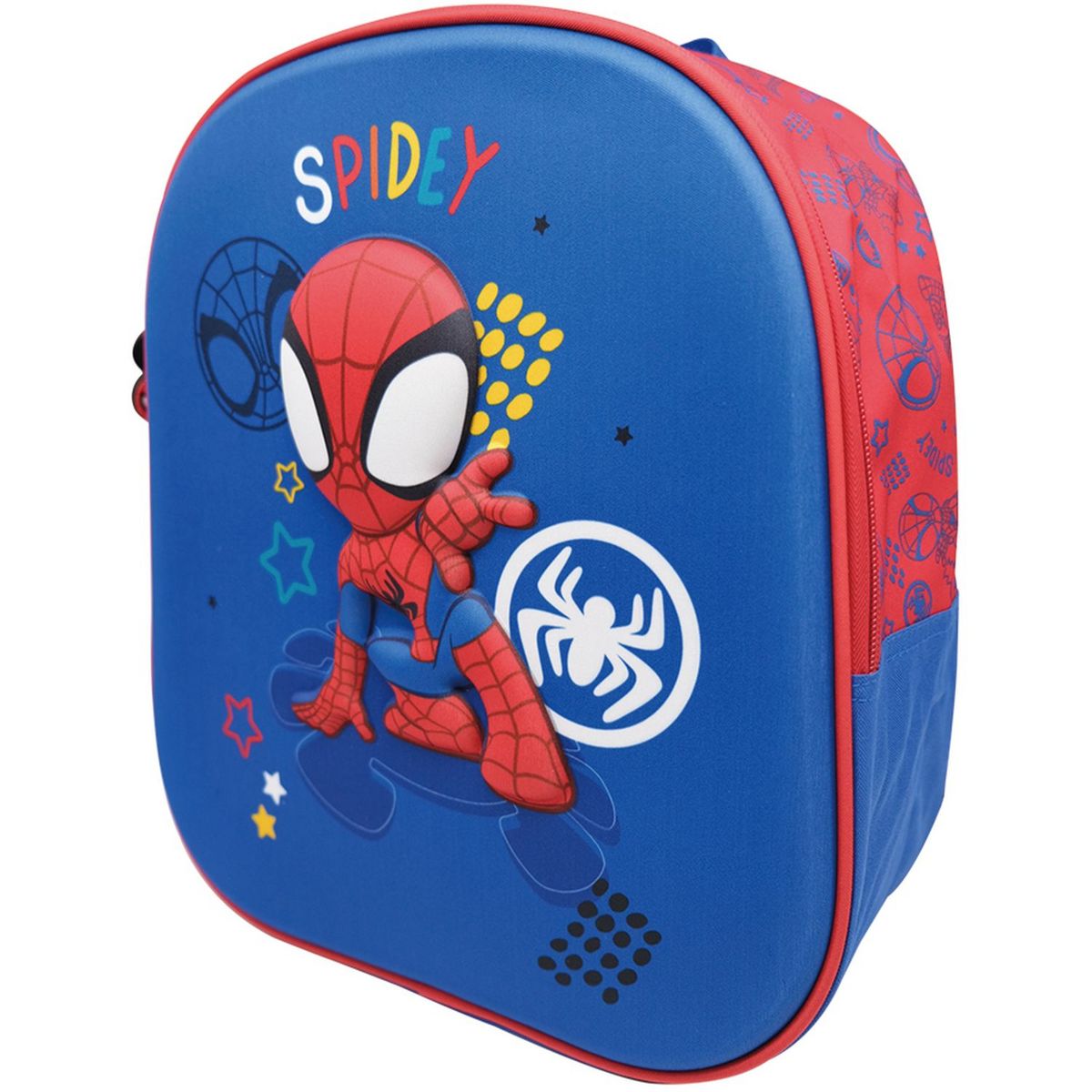 MARVEL Sac maternelle 3D bleu Spiderman