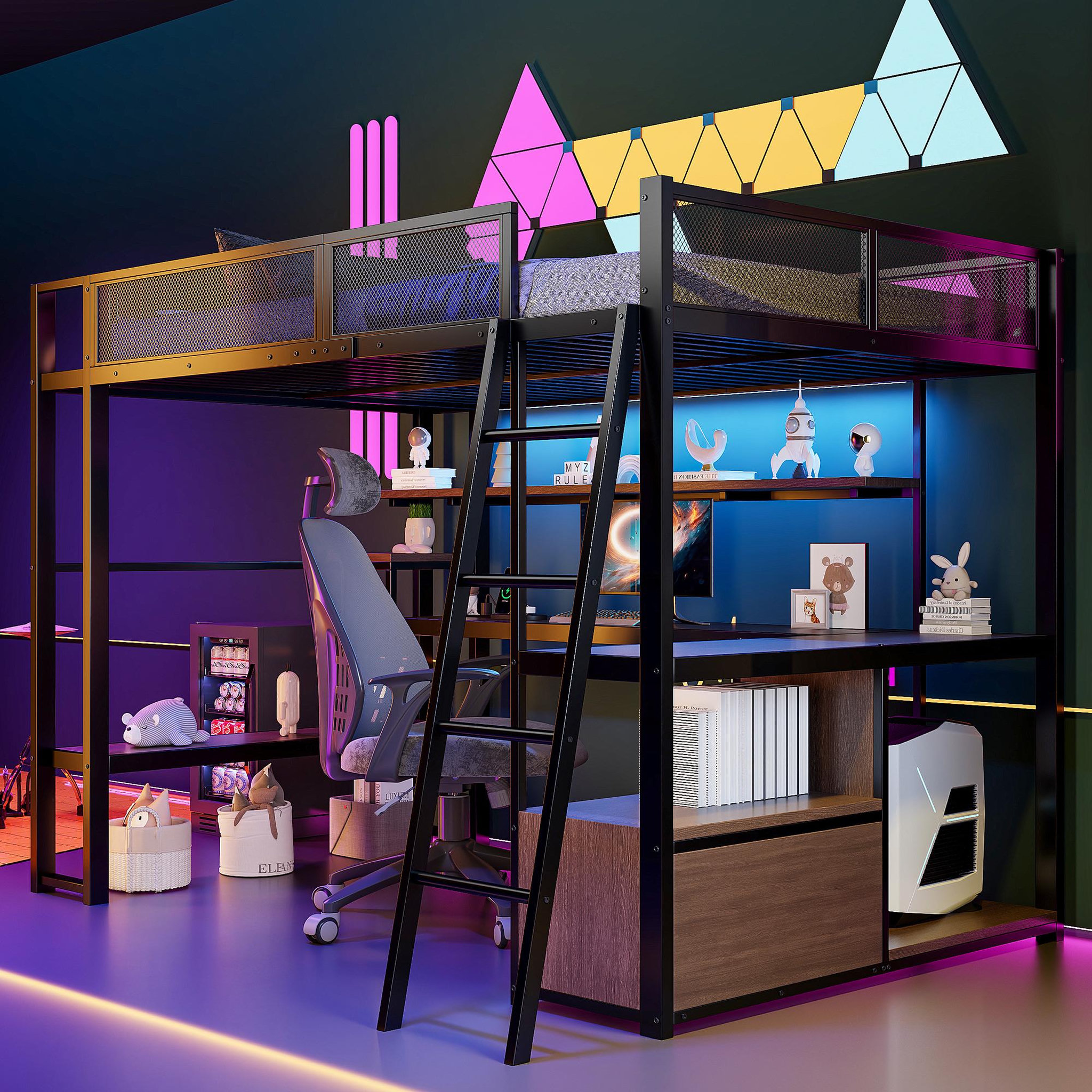 Voir la diapositive 4 : MERAX Lit mezzanine