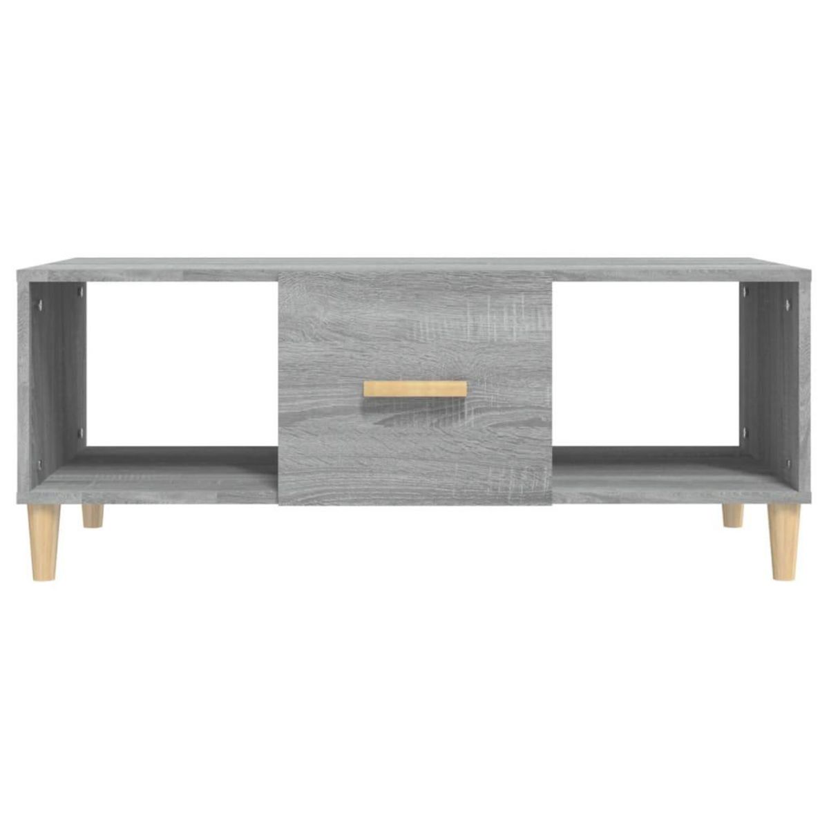 VIDAXL Table basse sonoma gris 102x50x40 cm bois d'ingenierie