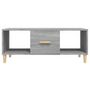 Voir la diapositive 3 : VIDAXL Table basse sonoma gris 102x50x40 cm bois d'ingenierie