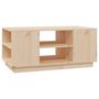 Voir la diapositive 2 : VIDAXL Table basse 90x49x40,5 cm Bois massif de pin