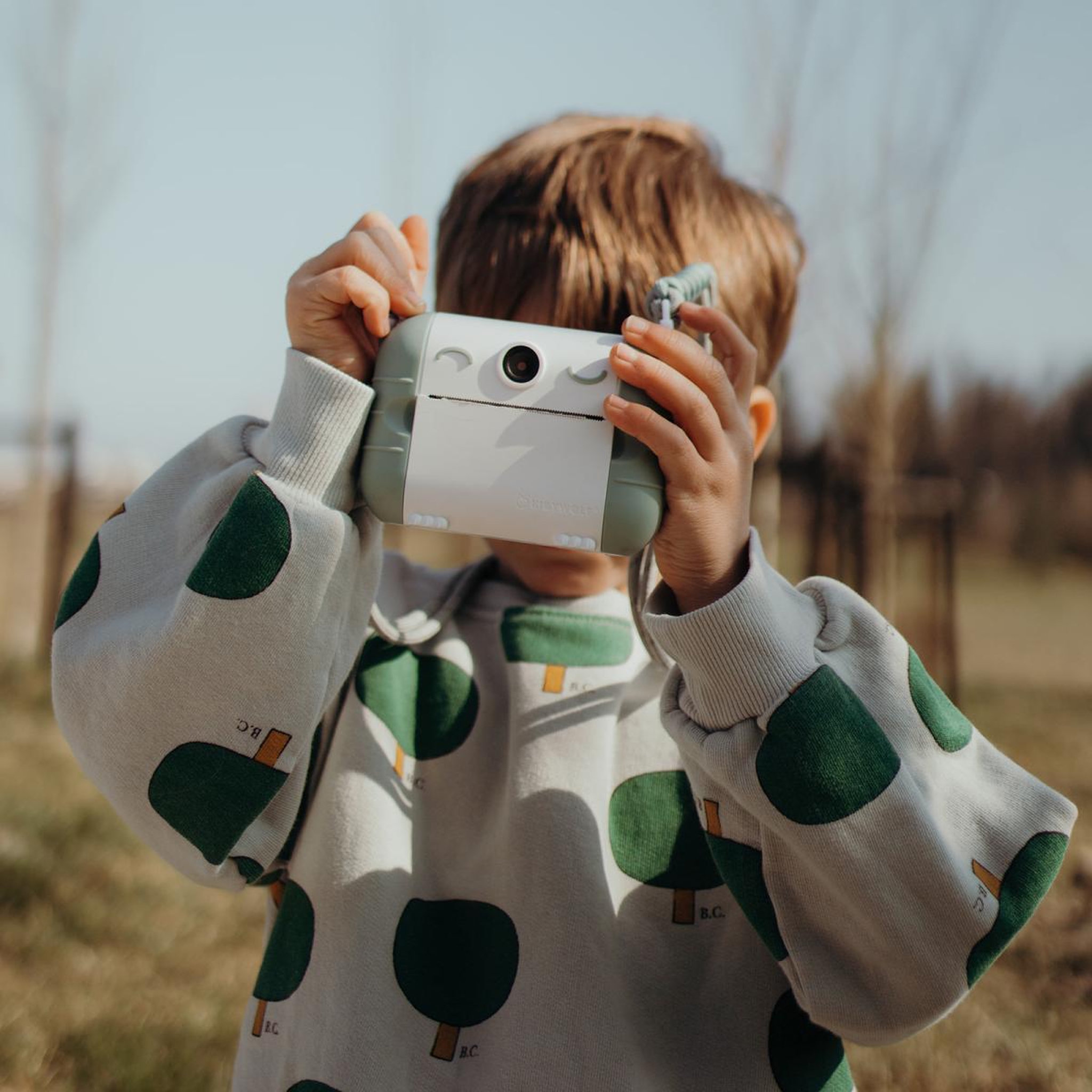 Voir la diapositive 4 : KIDYWOLF KIDYPRINT Appareil photo impression thermique vert