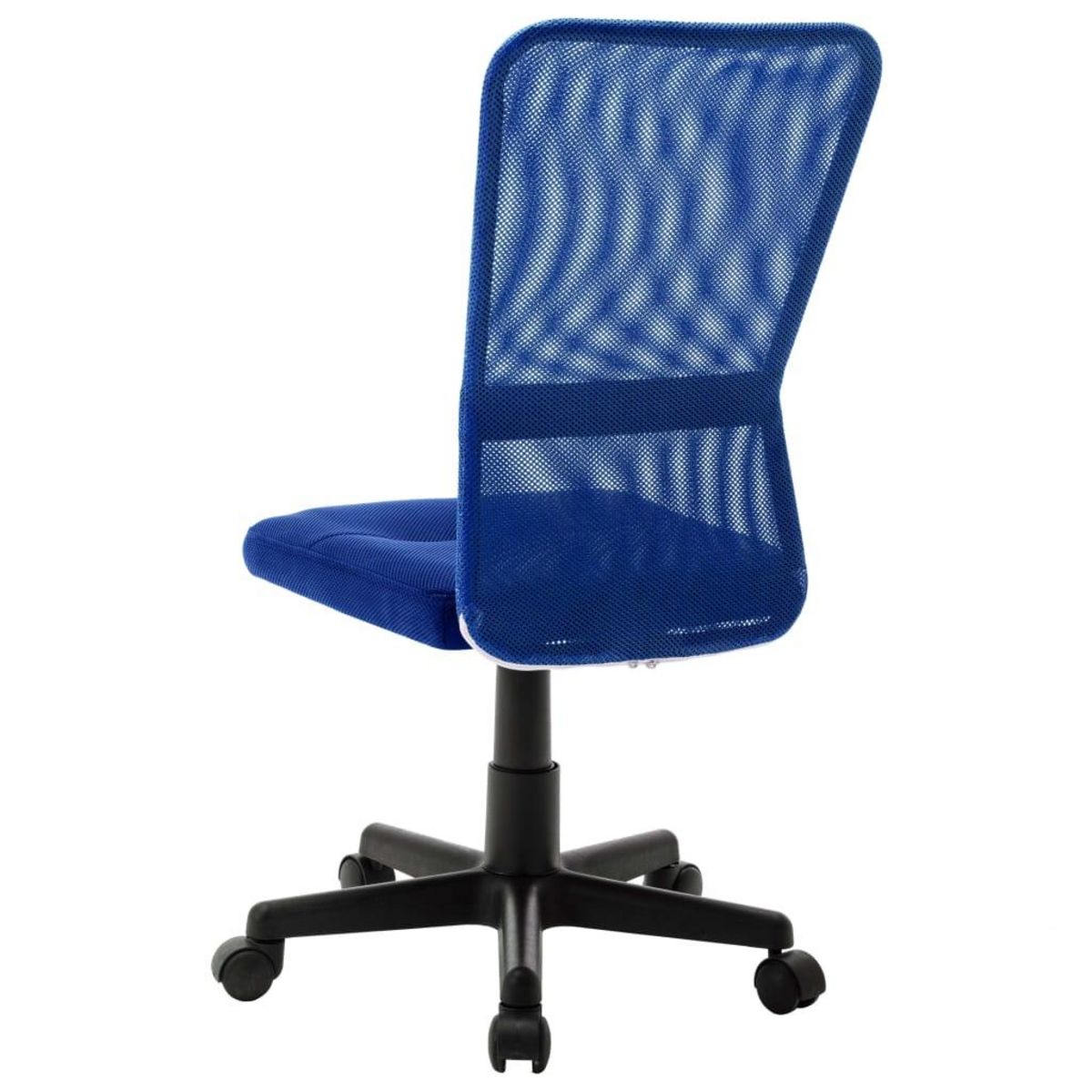 VIDAXL Chaise de bureau Bleu 44x52x100 cm Tissu en maille