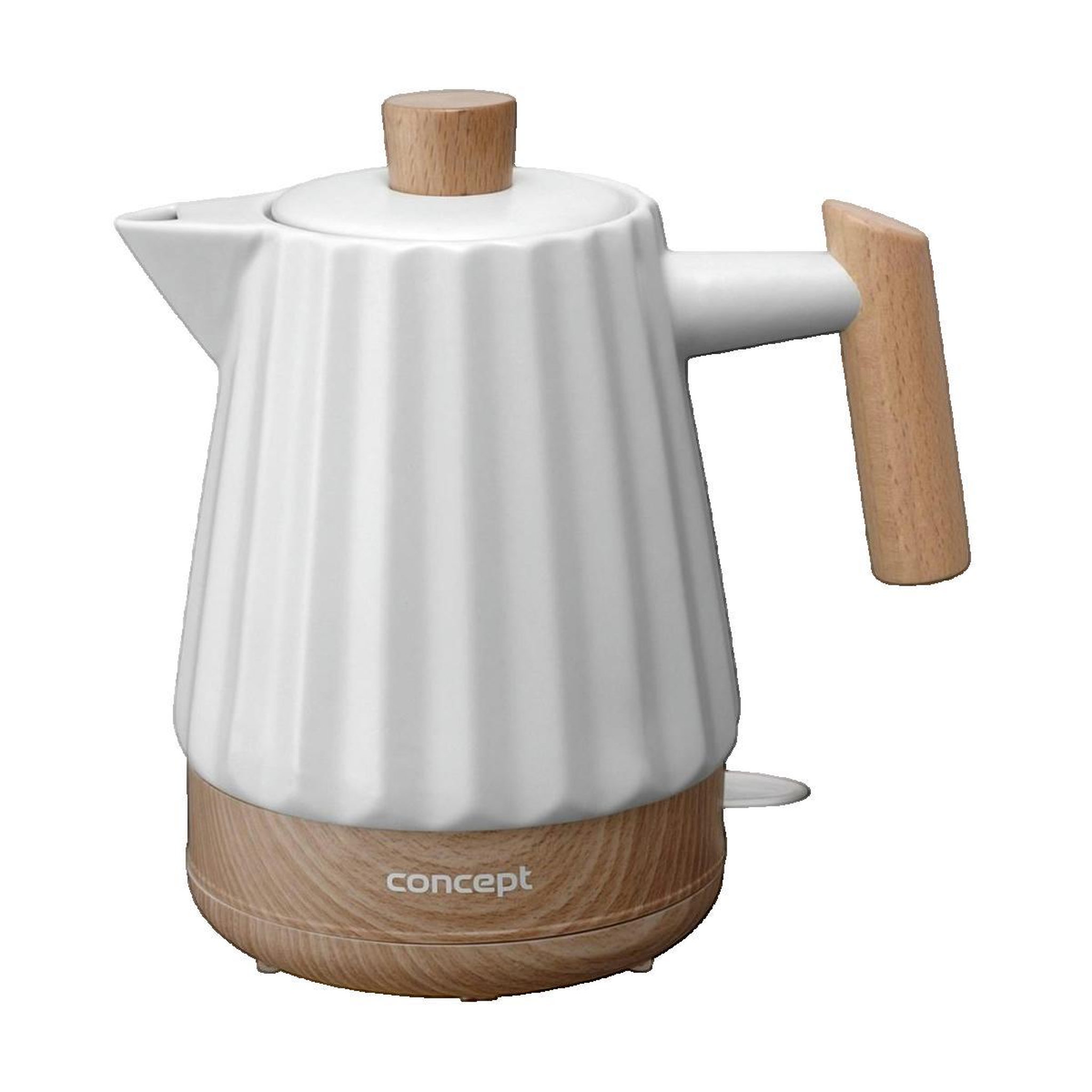CONCEPT USINE Bouilloire Concept-Solution céramique blanche 1,5 L