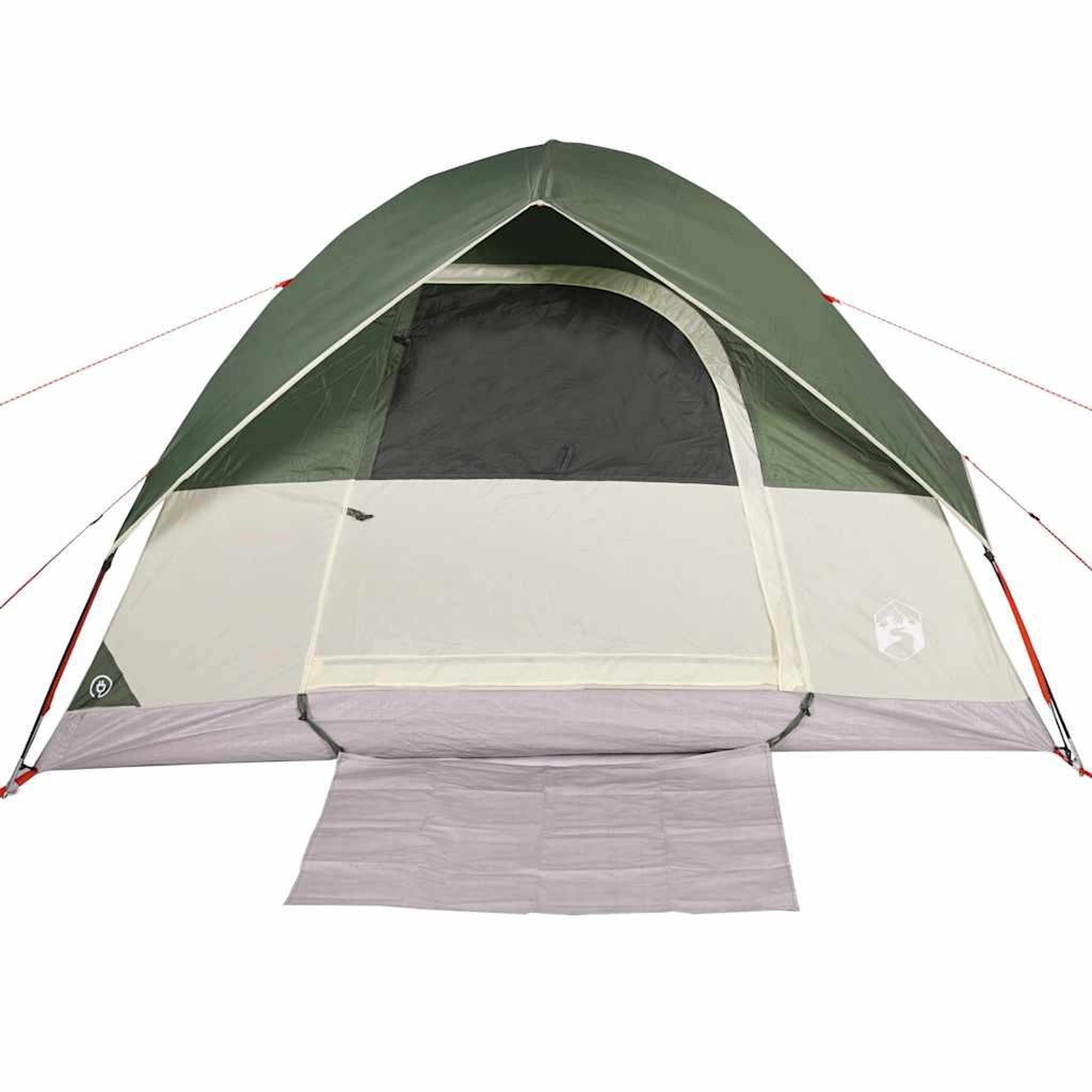 Voir la diapositive 5 : VIDAXL Tente familiale a dome 6 personnes vert impermeable