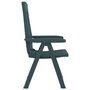 Voir la diapositive 5 : VIDAXL Chaises inclinables de jardin lot de 2 vert PP