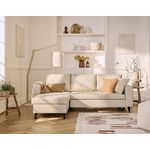 BEST MOBILIER Nordic - canapé d'angle réversible 4 places - convertible avec coffre - en simili. Coloris disponibles : Vert