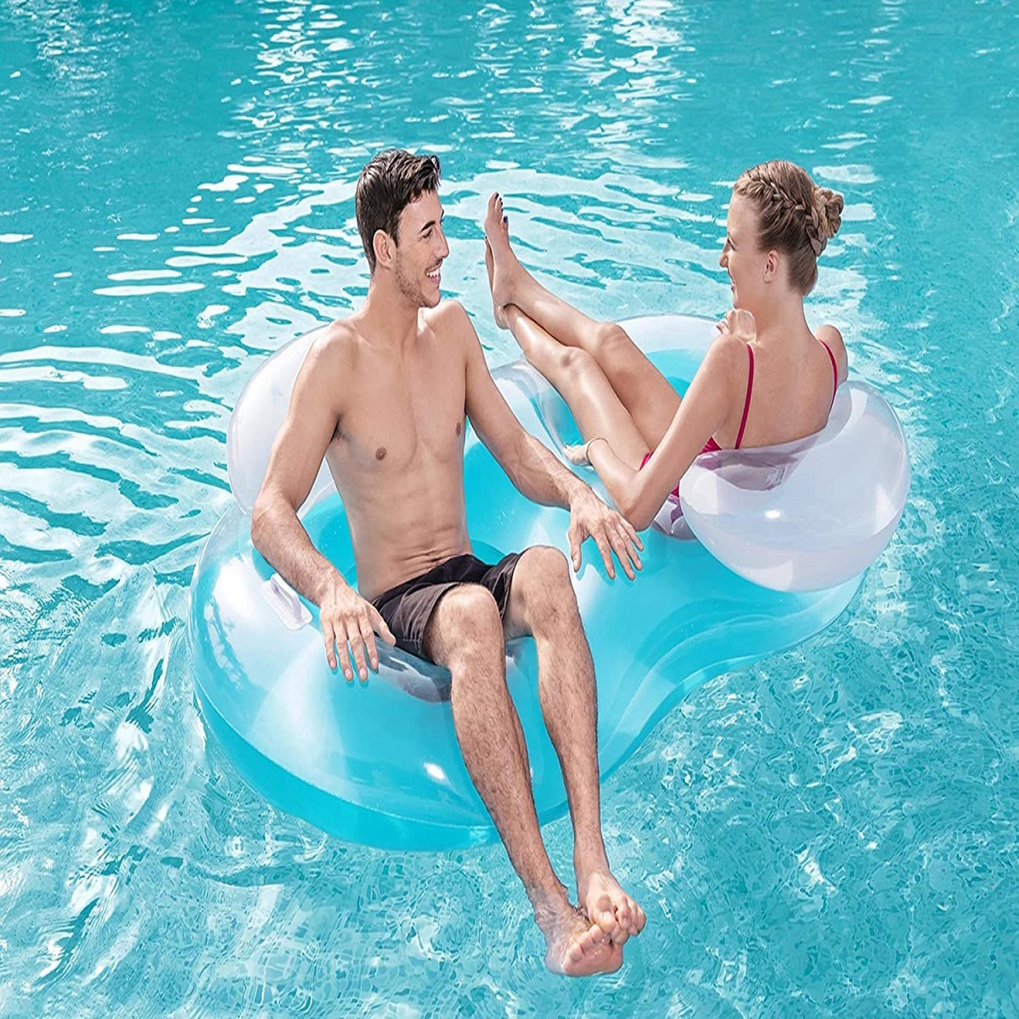 Voir la diapositive 7 : AUCHAN Fauteuil Piscine Bi Place