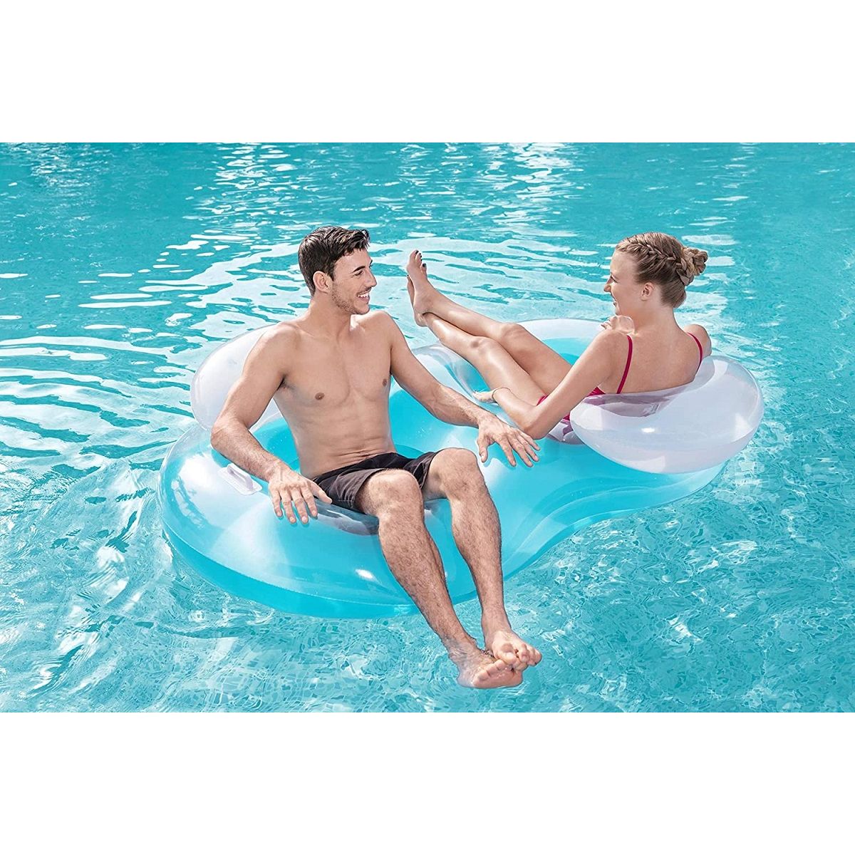 AUCHAN Fauteuil Piscine Bi Place