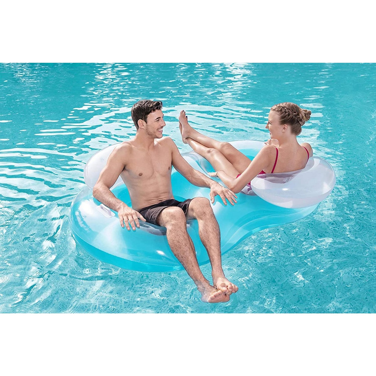 AUCHAN Fauteuil Piscine Bi Place
