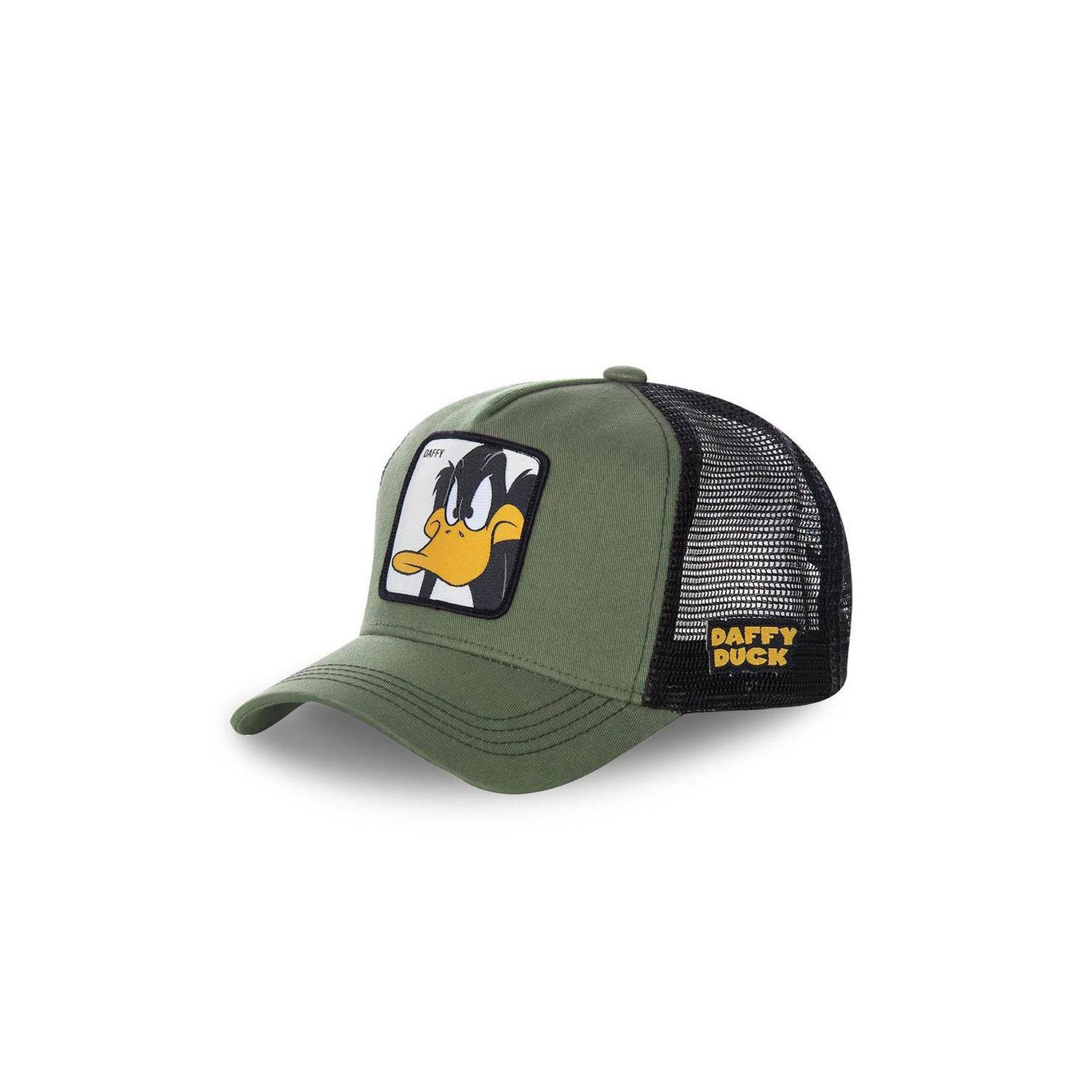Voir la diapositive 1 : CAPSLAB Casquette Capslab Looney Tunes Daffy Vert Kaki