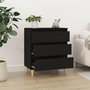Voir la diapositive 3 : VIDAXL Buffet Noir 60x35x70 cm Bois d'ingenierie