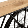 Voir la diapositive 5 : Paris Prix Console en Métal & Bois  Vélo  190cm Noir