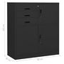 Voir la diapositive 6 : VIDAXL Armoire de bureau Anthracite 90x40x102 cm Acier