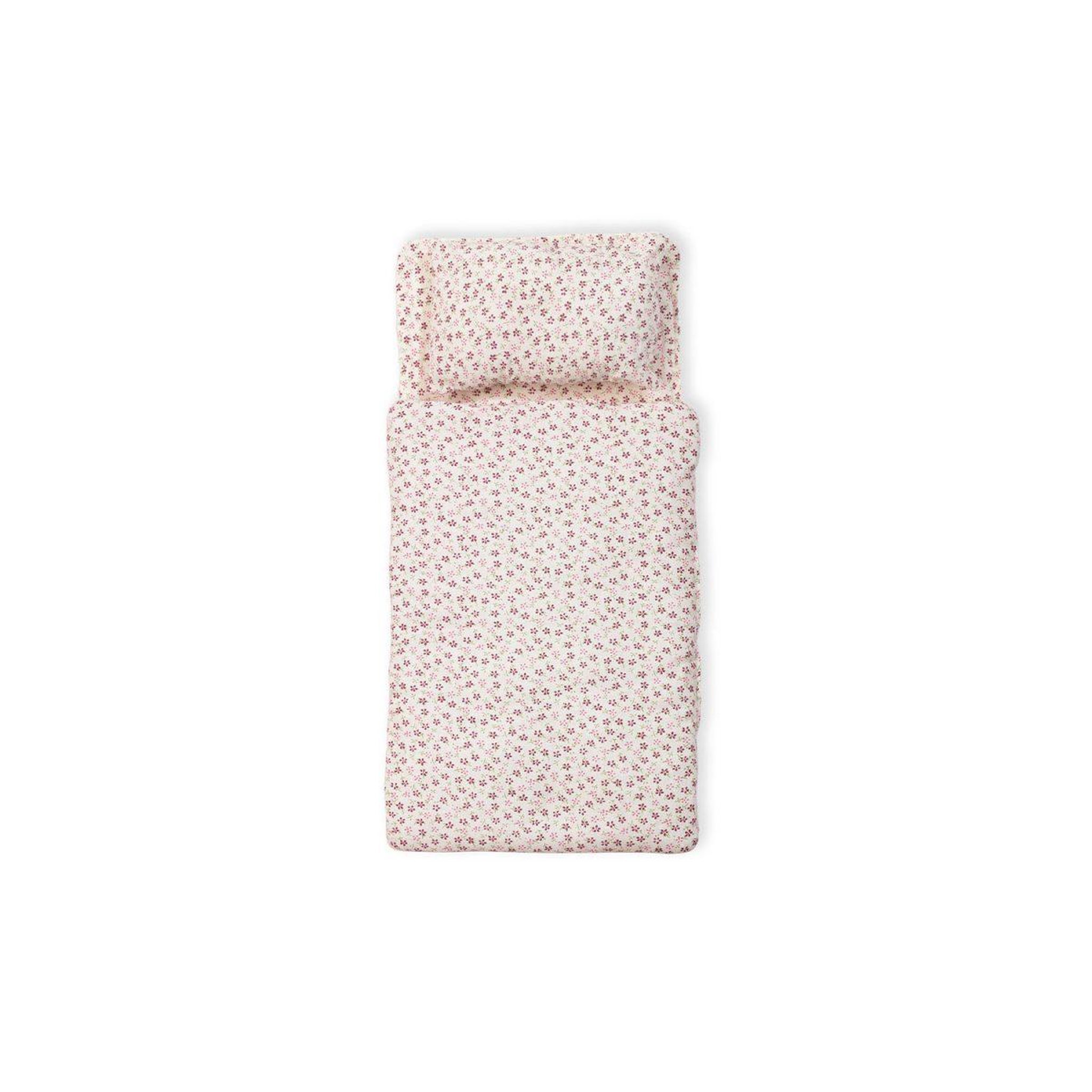 Voir la diapositive 2 : Pinolino Linge de lit de poupée Blümchen - 3 éléments - rose