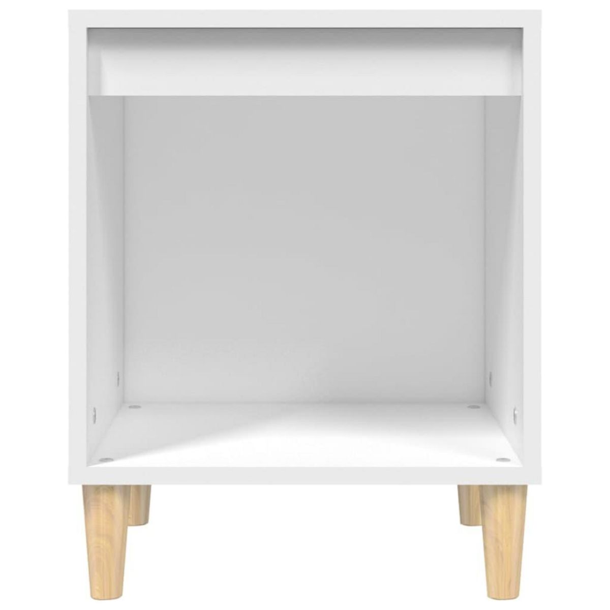 VIDAXL Table de chevet Blanc 40x35x50 cm Bois d'ingenierie