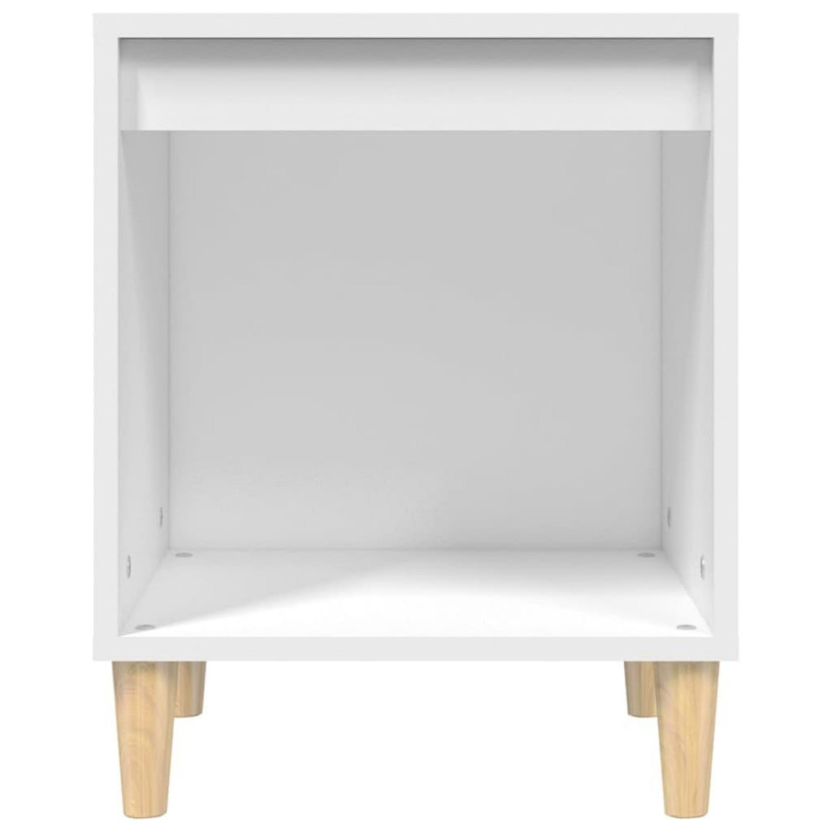 VIDAXL Table de chevet Blanc 40x35x50 cm Bois d'ingenierie