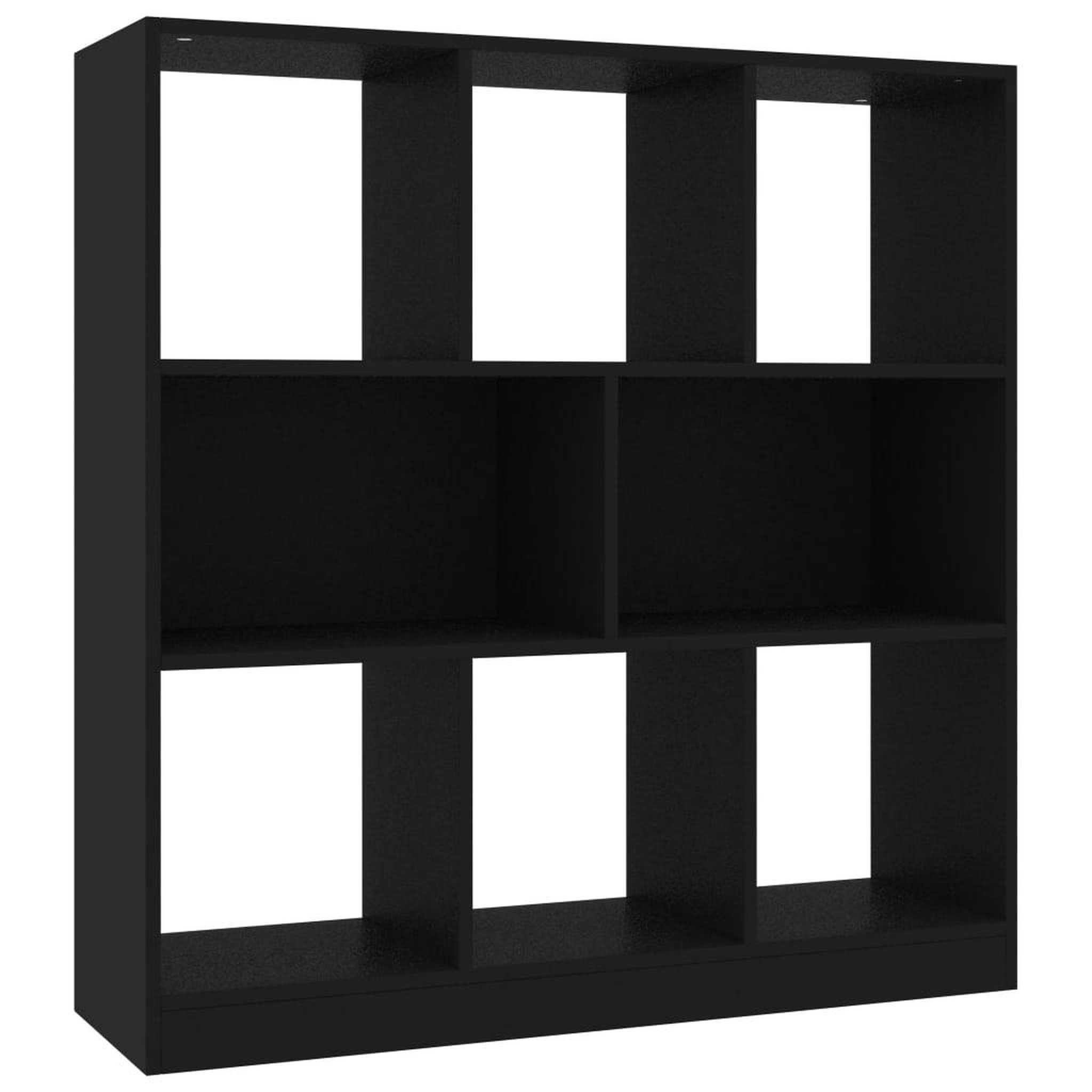 Voir la diapositive 2 : VIDAXL Bibliotheque Noir 97,5x29,5x100 cm Bois d'ingenierie