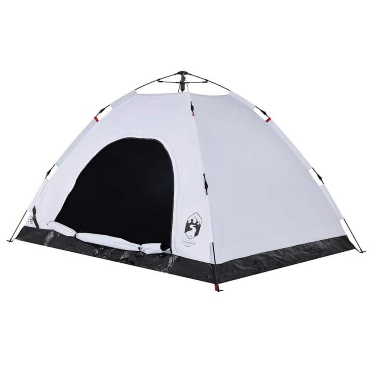 VIDAXL Tente de camping 4 personnes tissu occultant libération rapide