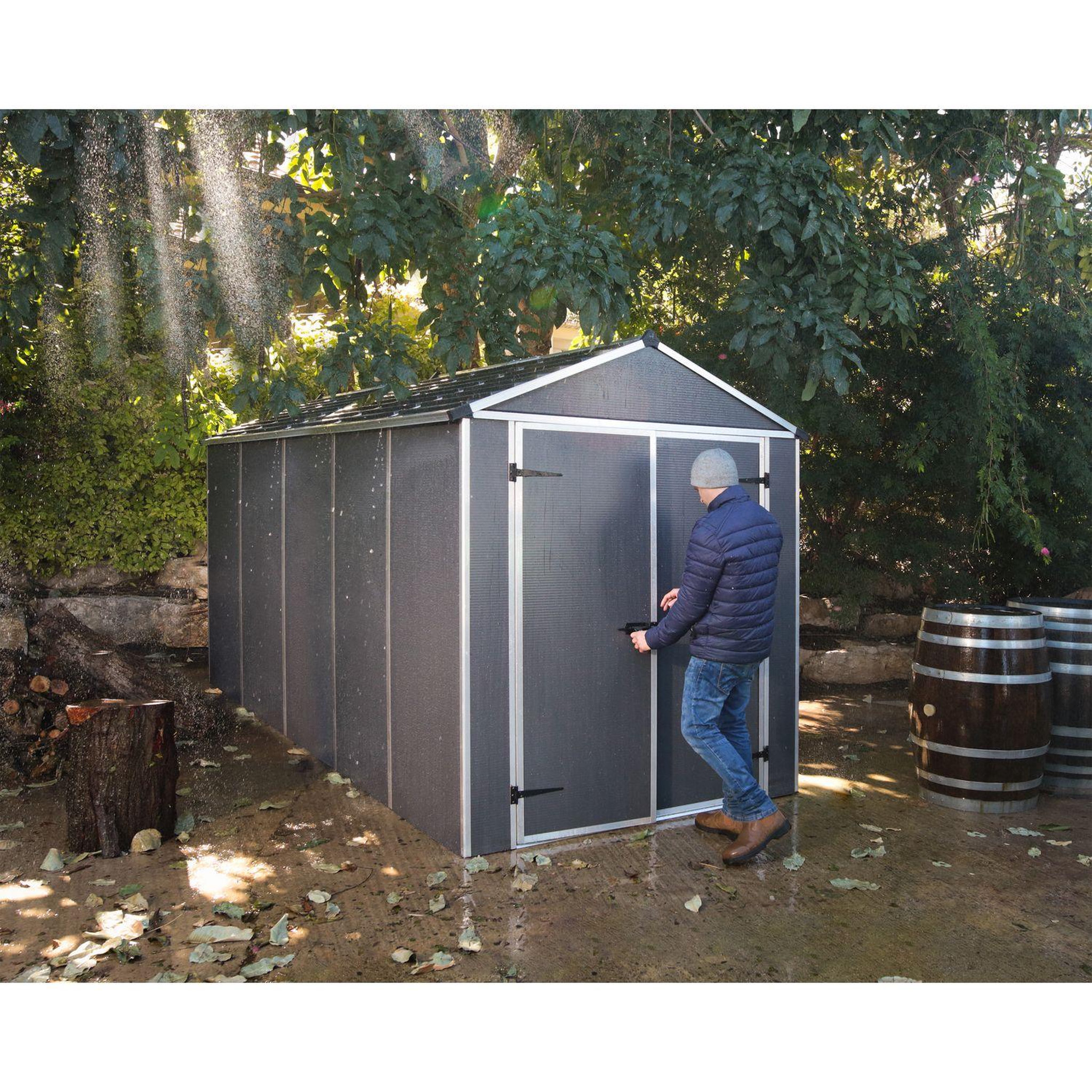 Voir la diapositive 1 : Canopia by PALRAM Abri de jardin résine - 7m² - RUBICON SHED