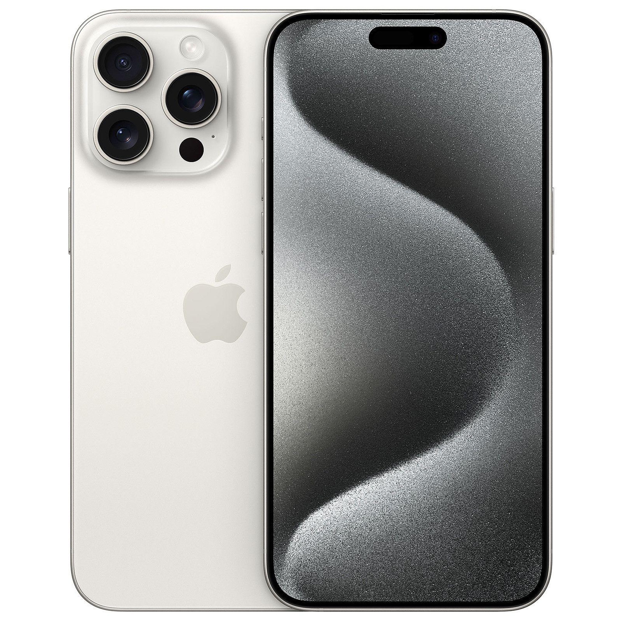 Voir la diapositive 1 : APPLE iPhone 15 Pro Max Reconditionné 256 Go - Grade A - Titane blanc