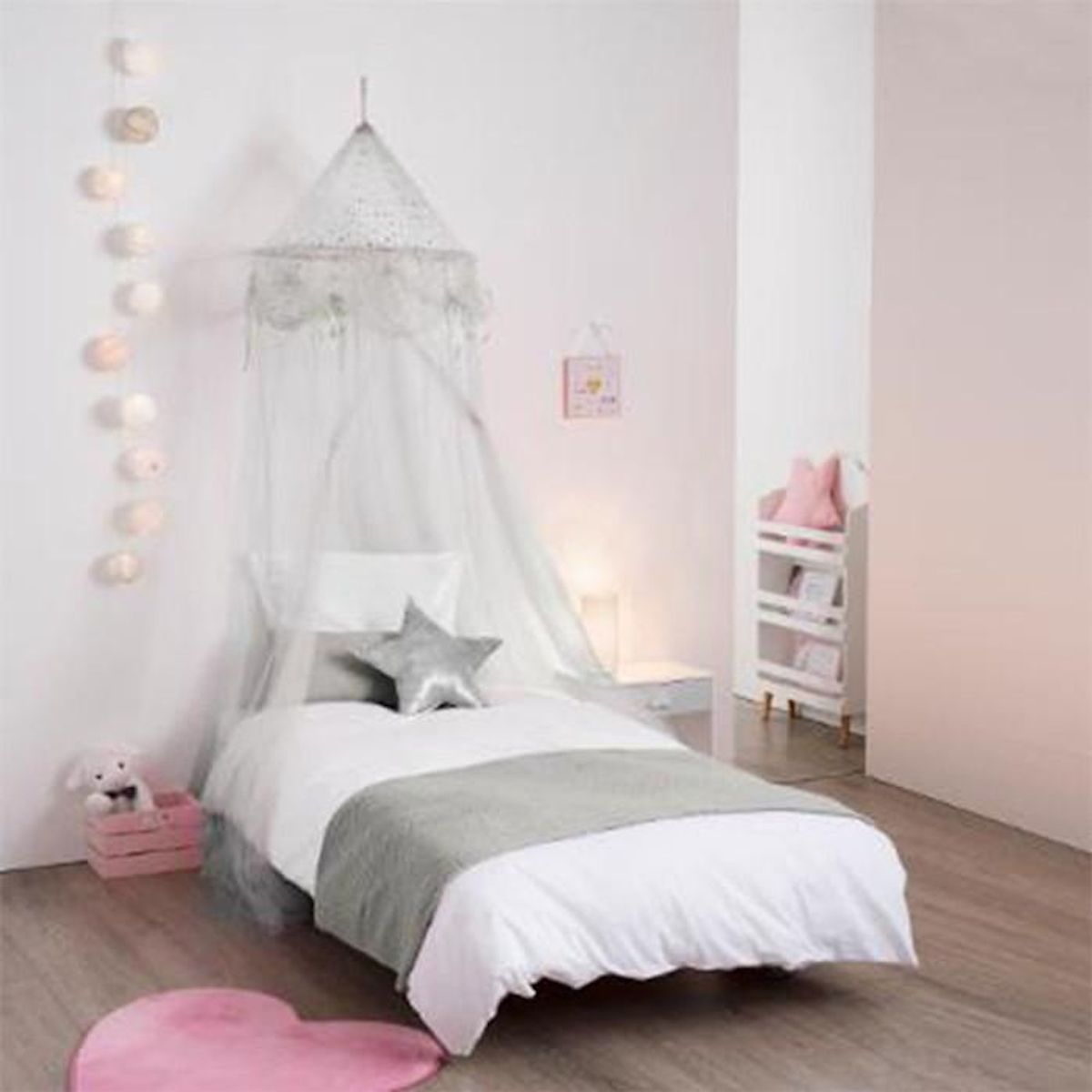 Atmosphera Kids Ciel de Lit  Demoiselle  60x250cm Argent