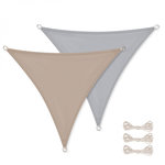 LINXOR Voile d'ombrage triangulaire imperméable et anti-UV