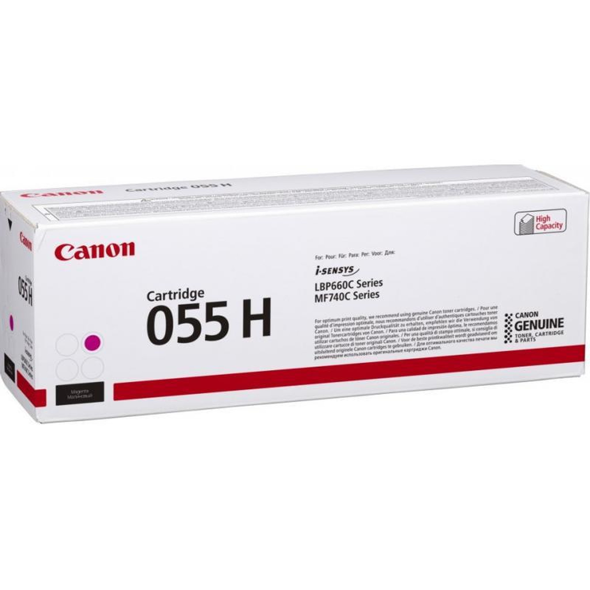 Voir la diapositive 2 : Canon Canon Cartridge 055H Magenta (3018C002)