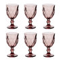 Voir la diapositive 1 : SECRET DE GOURMET Lot de 6 Verres à Vin  Lea  23cl Rose
