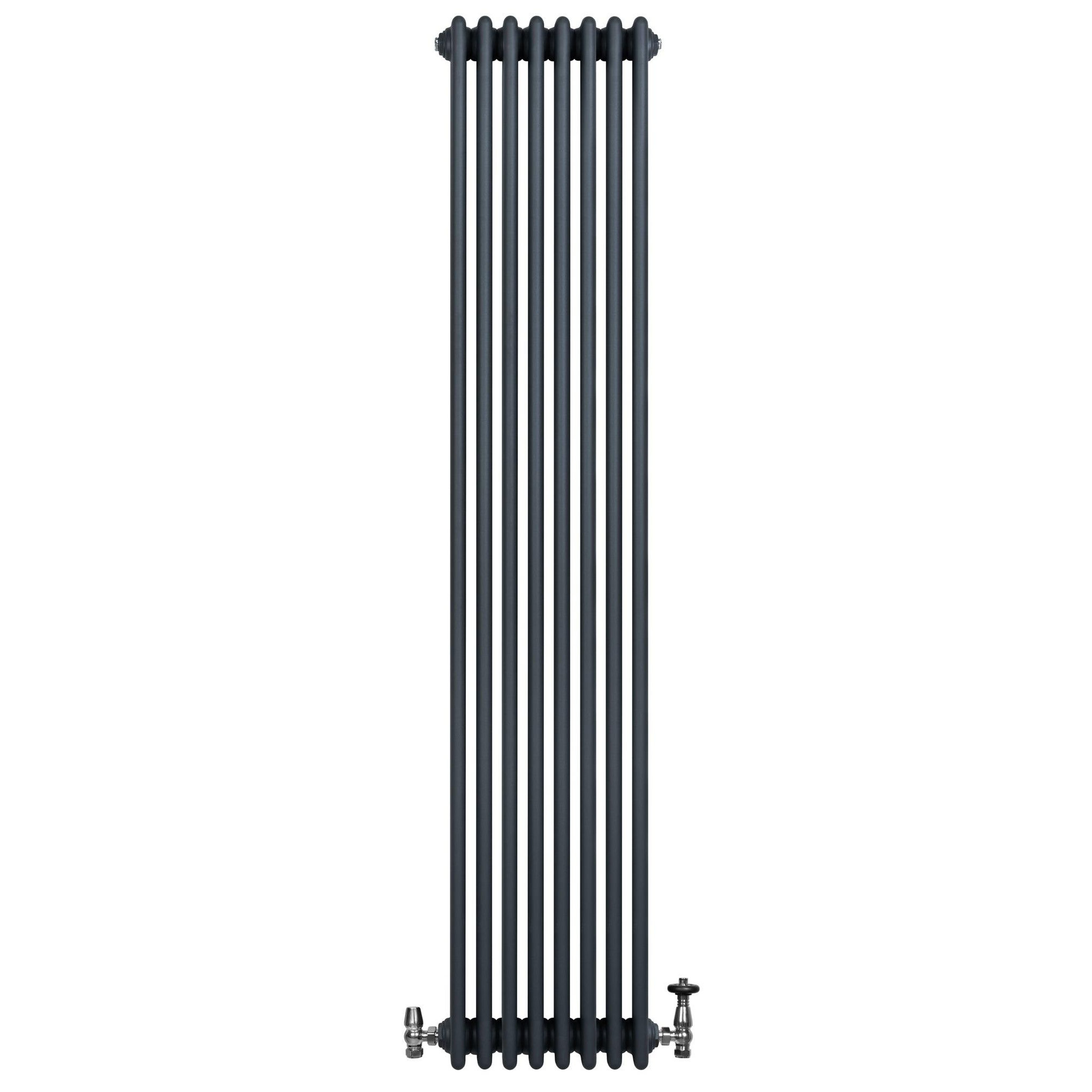 Voir la diapositive 2 : MONSTERSHOP Radiateur traditionnel à 4 colonnes & vannes - 1800 x 380 mm