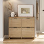 Voir la diapositive 6 : SOBUY Rangement à chaussures Chêne clair 100x24x83 cm FSR214-N