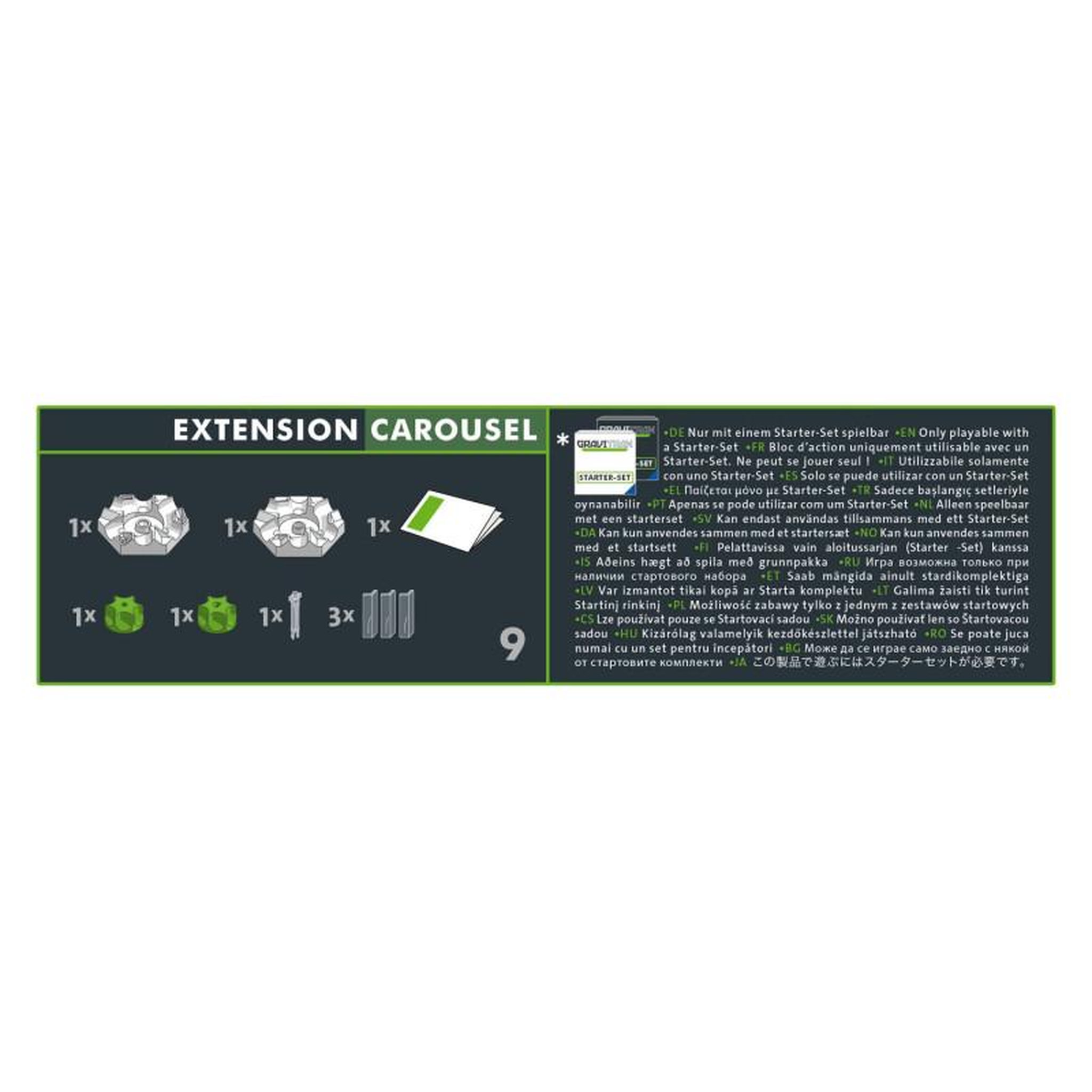 Voir la diapositive 3 : RAVENSBURGER Ravensburger - Gravitrax Expansion Set - Vertical Carousel 272754