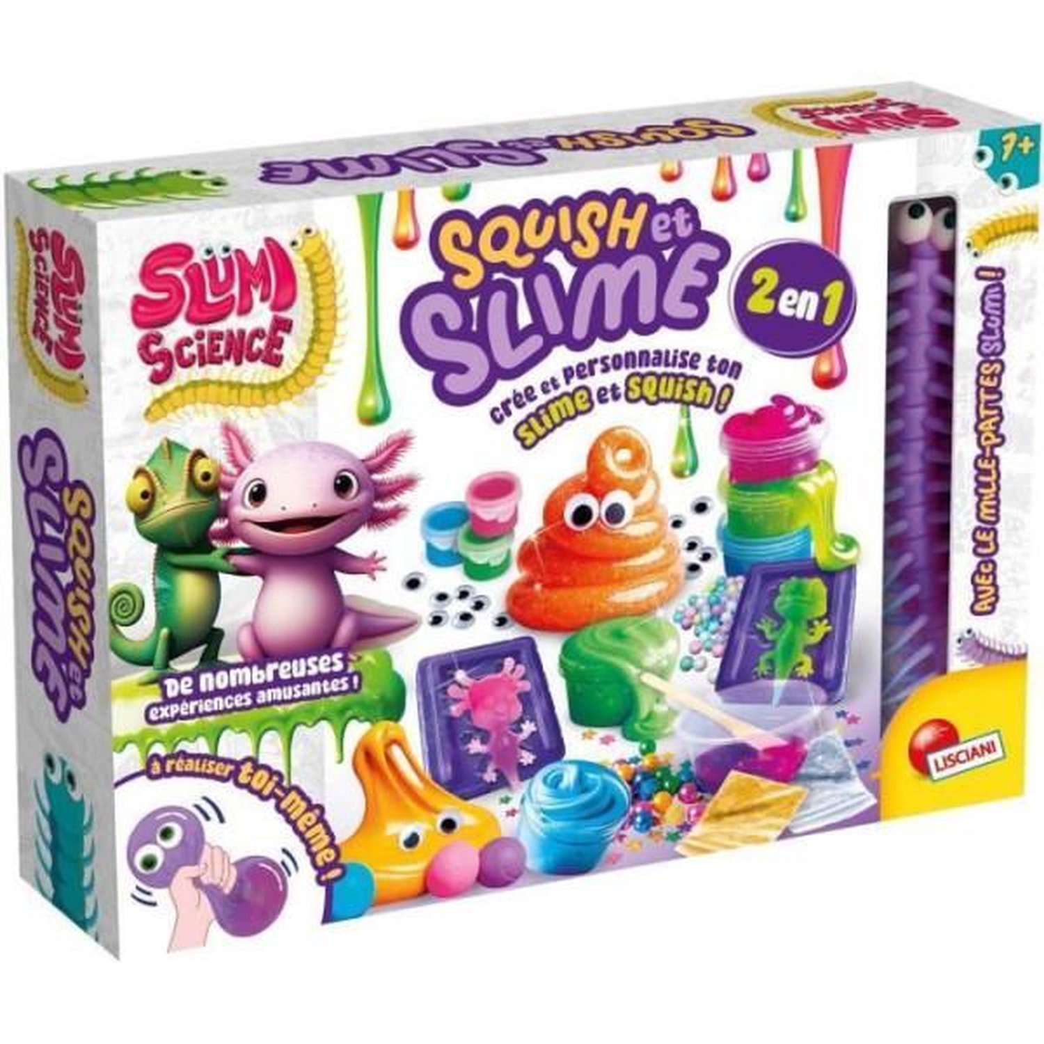 Squish et slime Kit Scientifique SLUMI SCIENCE Composants Variés Recettes Illustrées - vue 2