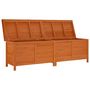 Voir la diapositive 3 : VIDAXL Boîte de rangement de jardin marron bois massif de sapin